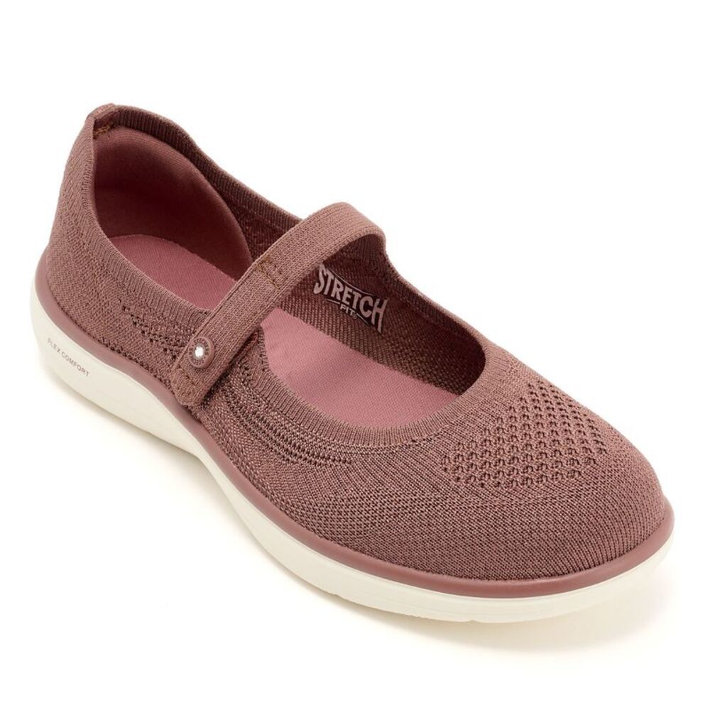 Skechers Women's Sz 8 On-the-GO Flex Radiant Vegan Knit Mary-Janes Pink